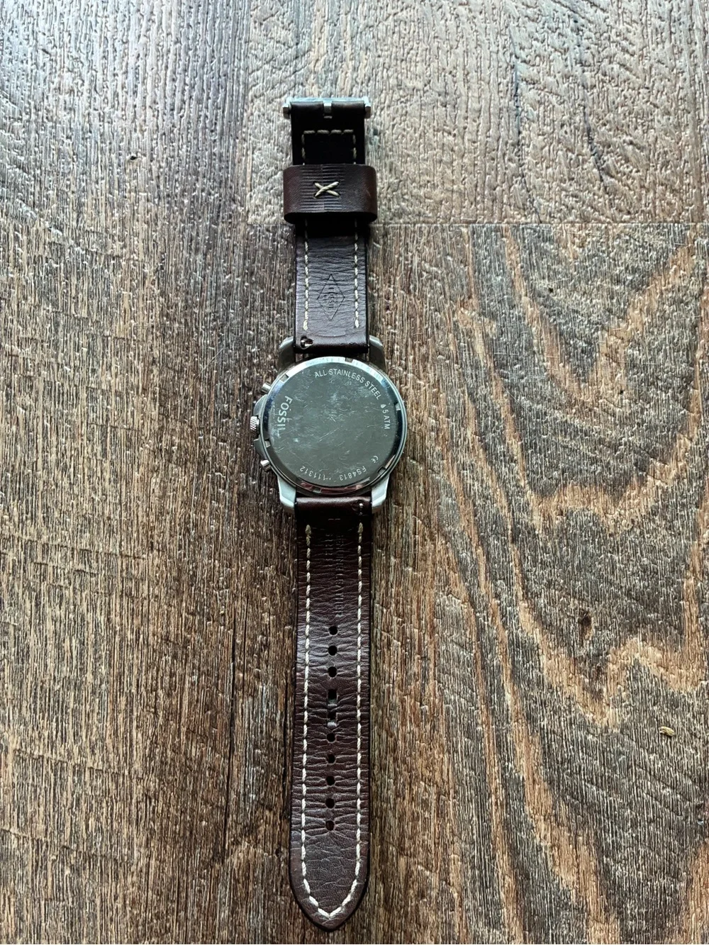 Fossil wristwatch featuring